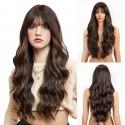 Trendy Wigs 2025 Natural-Looking Long Wig with Bangs