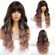 Trendy Wigs 2025 Natural-Looking Long Wig with Bangs