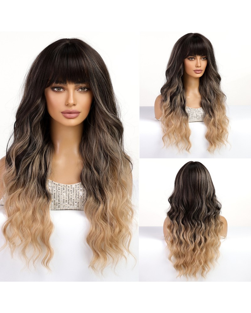 2025 Trendy Color-Clash Long Bangs Wigs - Super X Studio