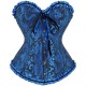 Plus Size blue corset drag queen