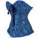 Plus Size blue corset drag queen