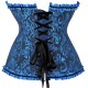 Plus Size blue corset drag queen