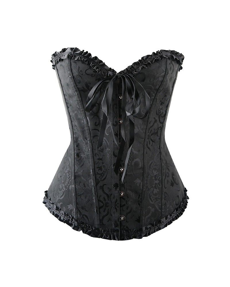 Plus size black corset drag queen