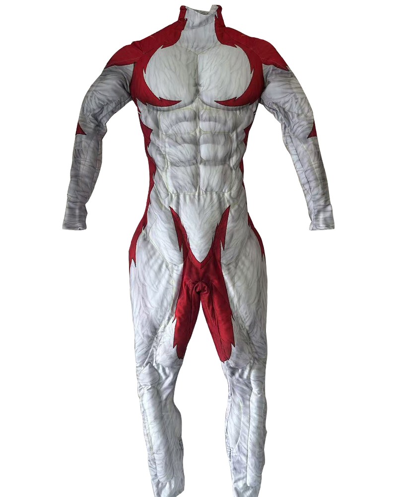 Toon Rotwolf-Muskel-Zentai 