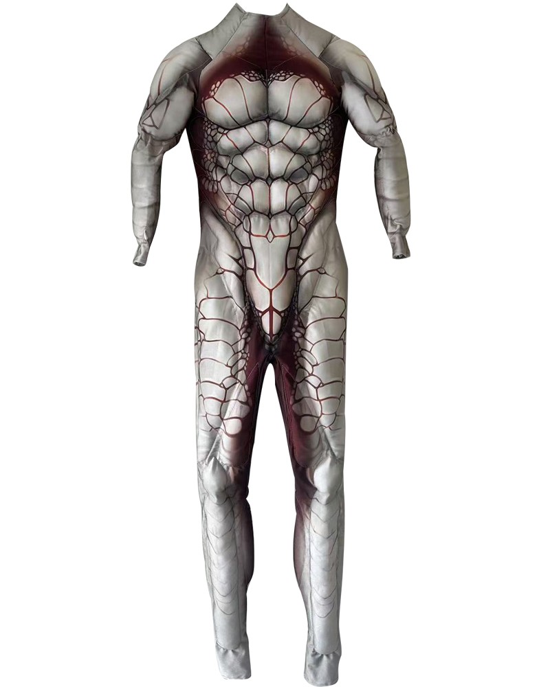 Tier-Muskel-Zentai Ganzkörperanzug