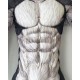 Toon-Husky-Muskel-Zentai | 4-Wege-Stretch 3D-Körperformung für Tier-Cosplay