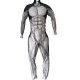 Toon-Husky-Muskel-Zentai | 4-Wege-Stretch 3D-Körperformung für Tier-Cosplay
