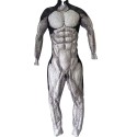 Toon-Husky-Muskel-Zentai | 4-Wege-Stretch 3D-Körperformung für Tier-Cosplay