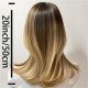 Stylish Thick Black Long Wig Versatile Straight & Wavy Look