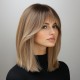 Stylish Thick Black Long Wig Versatile Straight & Wavy Look