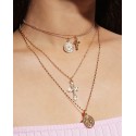 Jewelry chain necklace set 4 in 1
