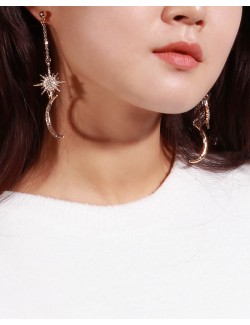 Zinc alloy metal earrings