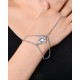 Bracelet bijoux pour la main cristaux synthétiques