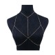 Body chain jewelry synthetic crystal