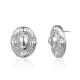 Vintage style metal earrings zinc alloy