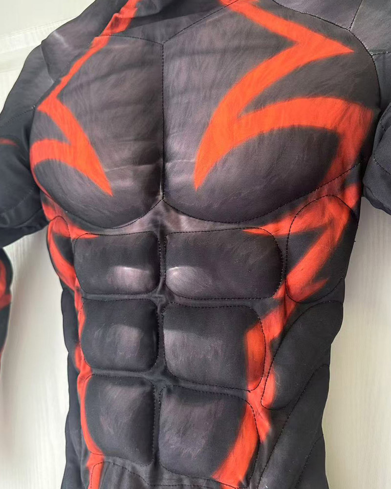 Animated Dog Muscle Zentai Suit - 4-Way Stretch 3D Contouring for Cosplay & Halloween