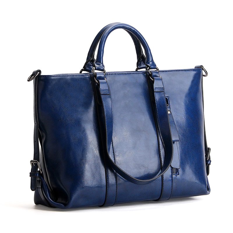 2020 design handbags oil waxed leather