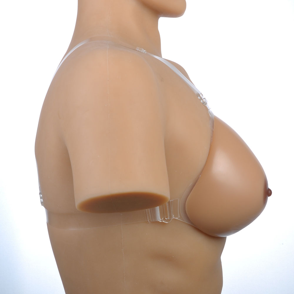 Post mastectomy breast prosthesis one piece asymmetrique