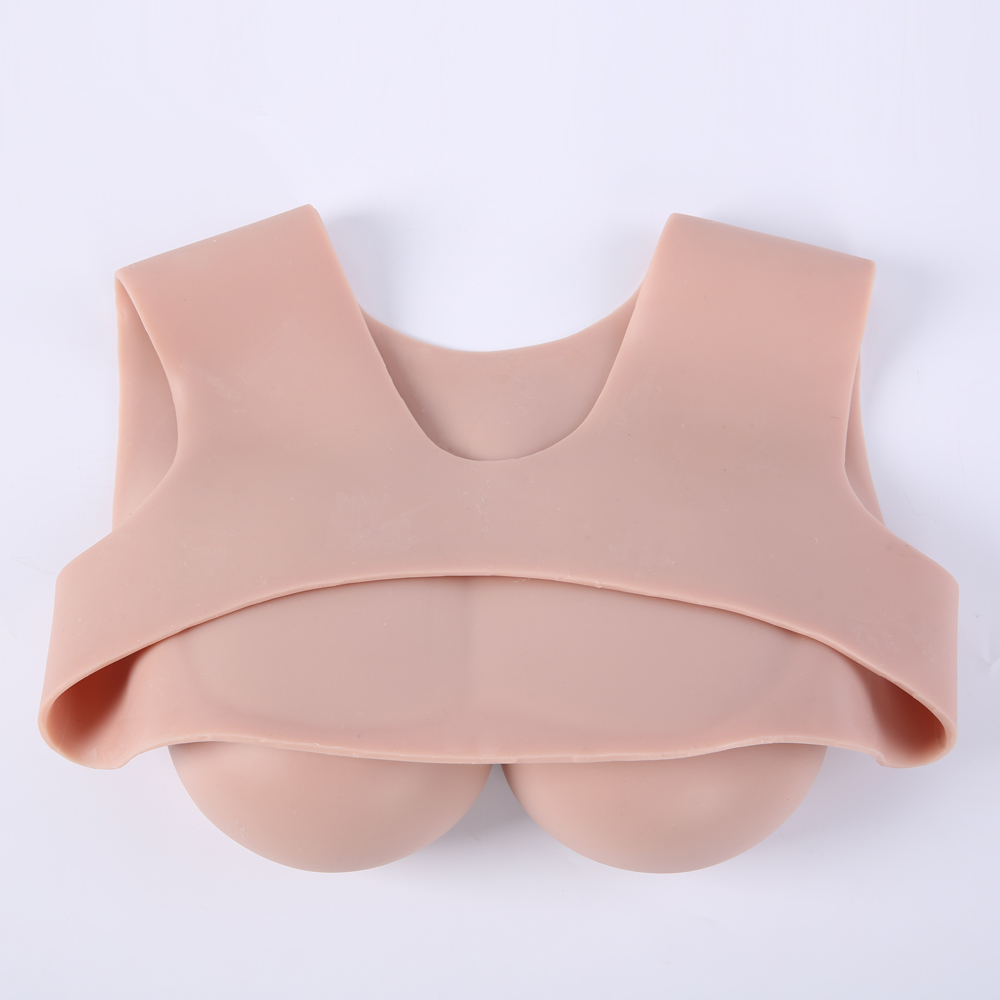 IVITA Medium colored silicone fake breasts bust