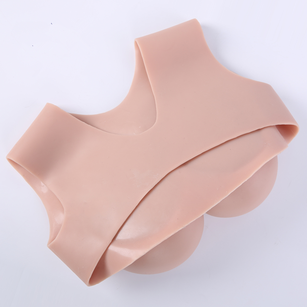 E cup IVITA medium colored silicone fake breasts bust