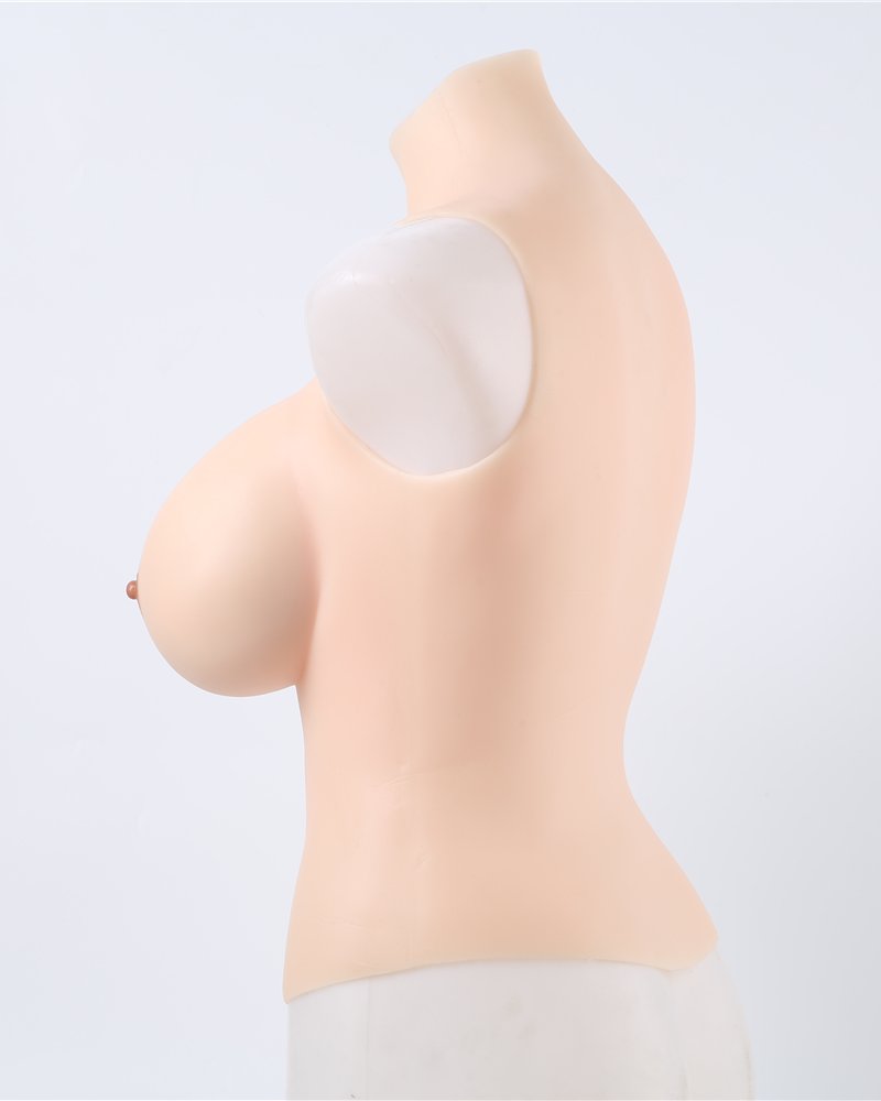 half bodysuit silicone breastplate