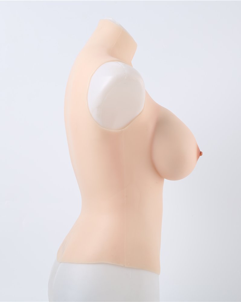 silicone breast plate for drag