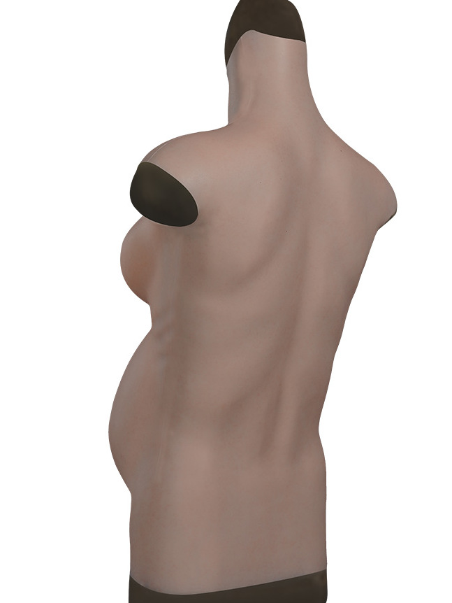 Silicone Fake breasts with Pregnant Belly