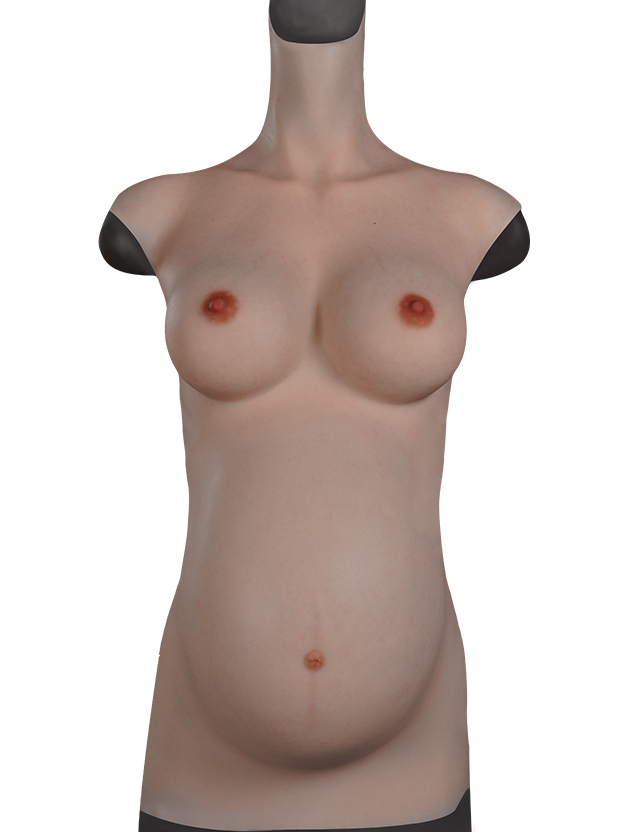 Silicone baby bally with breasts for CD