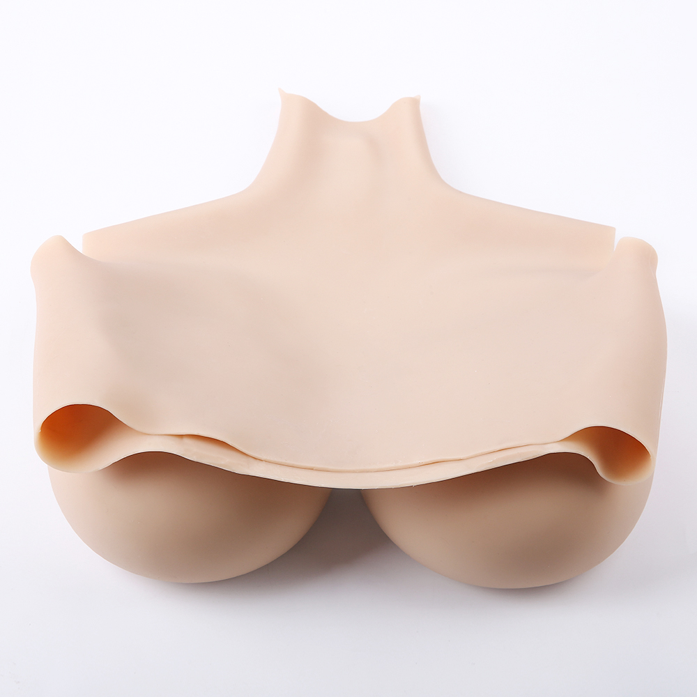 100% Medical silicone breastplate for Fake Girl