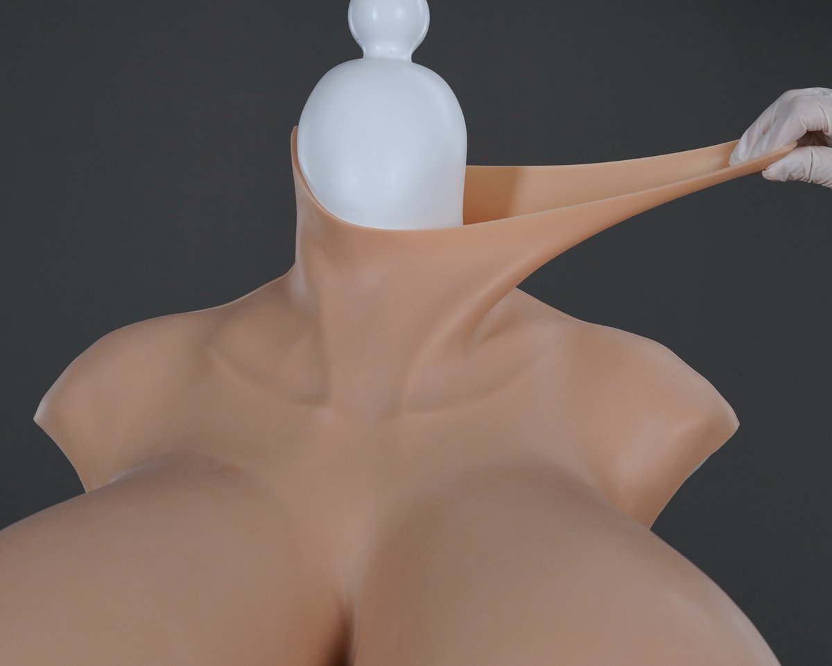 Super huge silicone fake boobs
