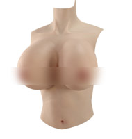 Poitrine Demi-Corps Silicone Légère à Gros Seins Bonnet K