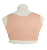 Plastron Pectoral Silicone Sans Manches, Sans Col