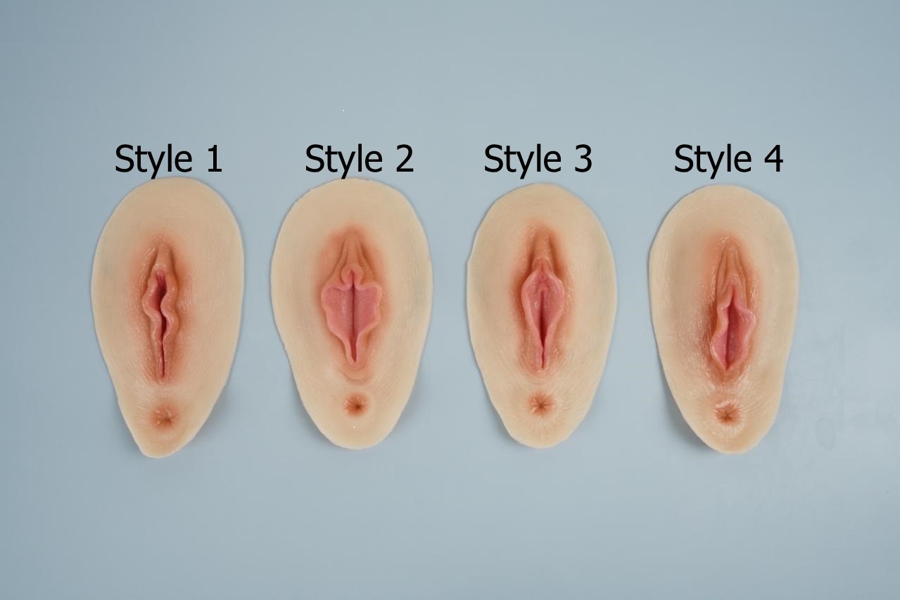 Fake pussy pad with 4 styles