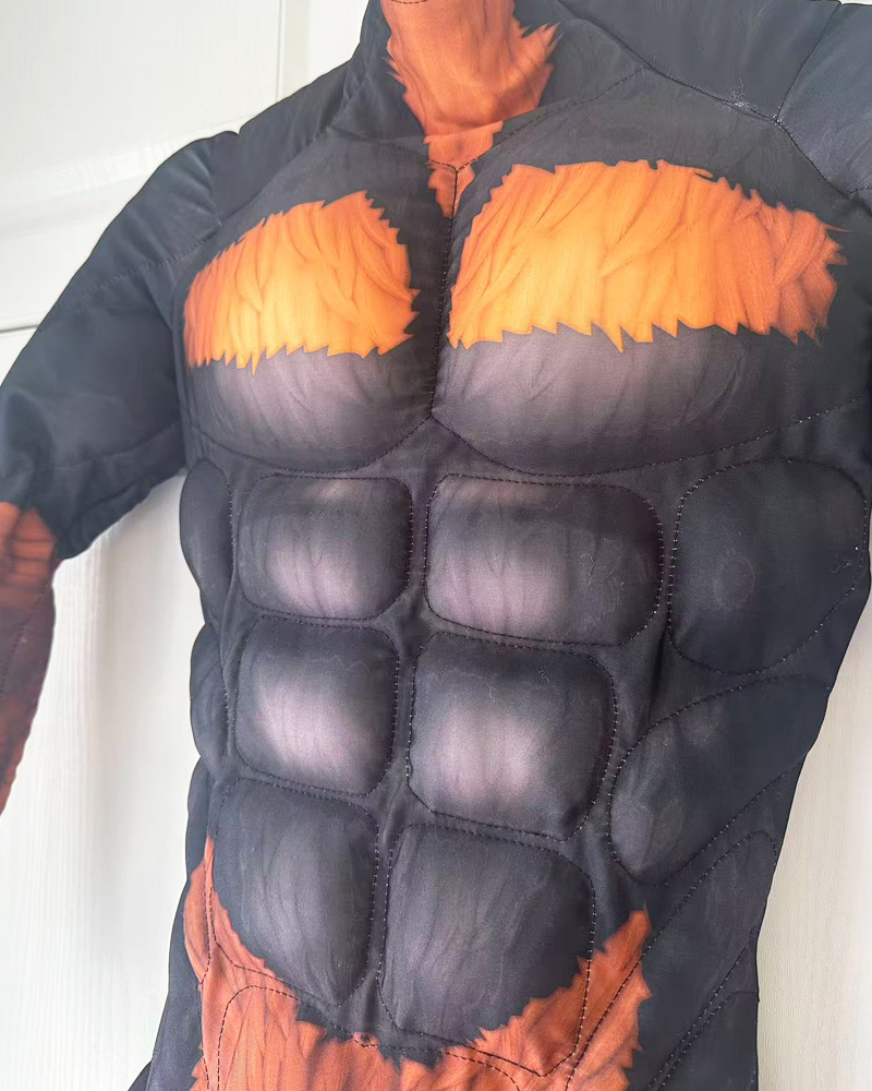Toon Dobermann Muskel Zentai Tierkostuem 4 Wege Stretch Cosplay