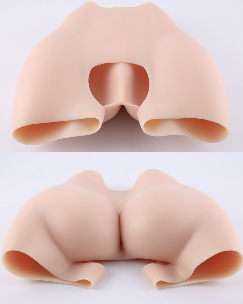 Silicone crotchless hip and buttock enhancers | colors details