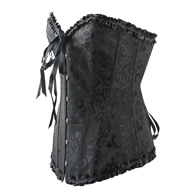 crossdress black corset