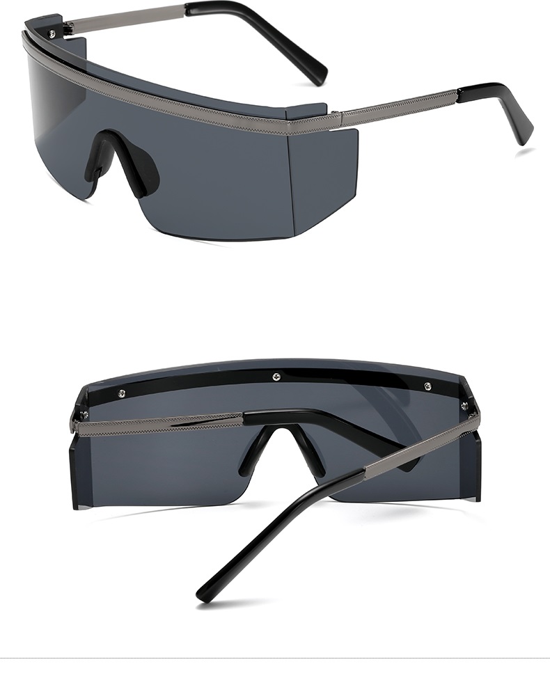 Cheap vintage square sunglasses unisex silver frame alloy retro brand designer.