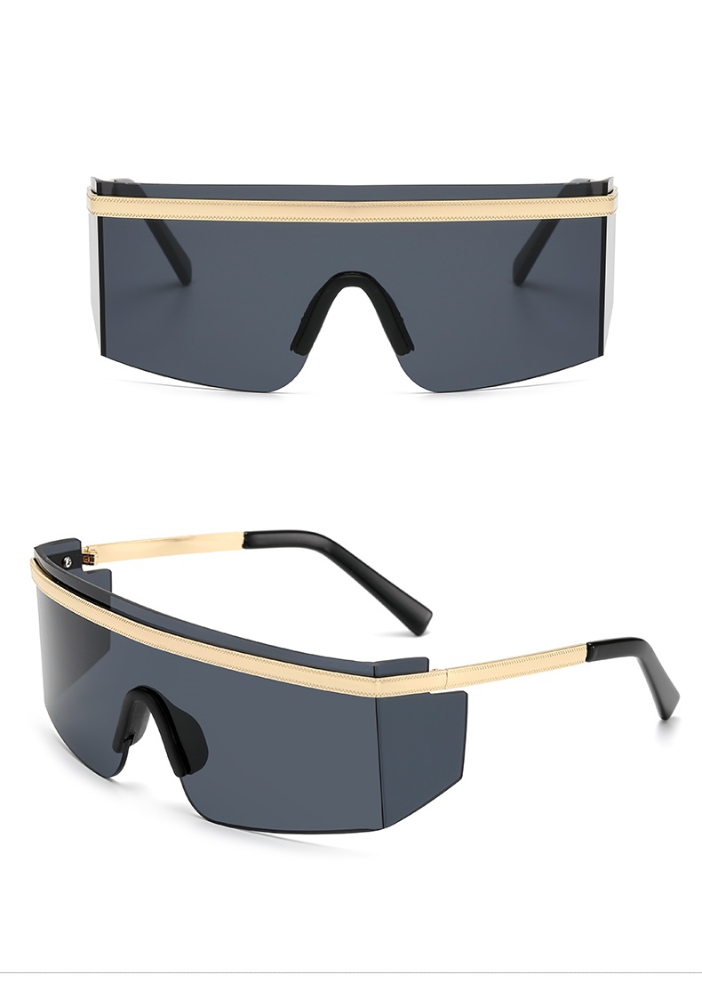 Cheap vintage square sunglasses unisex golden frame alloy retro brand designer.