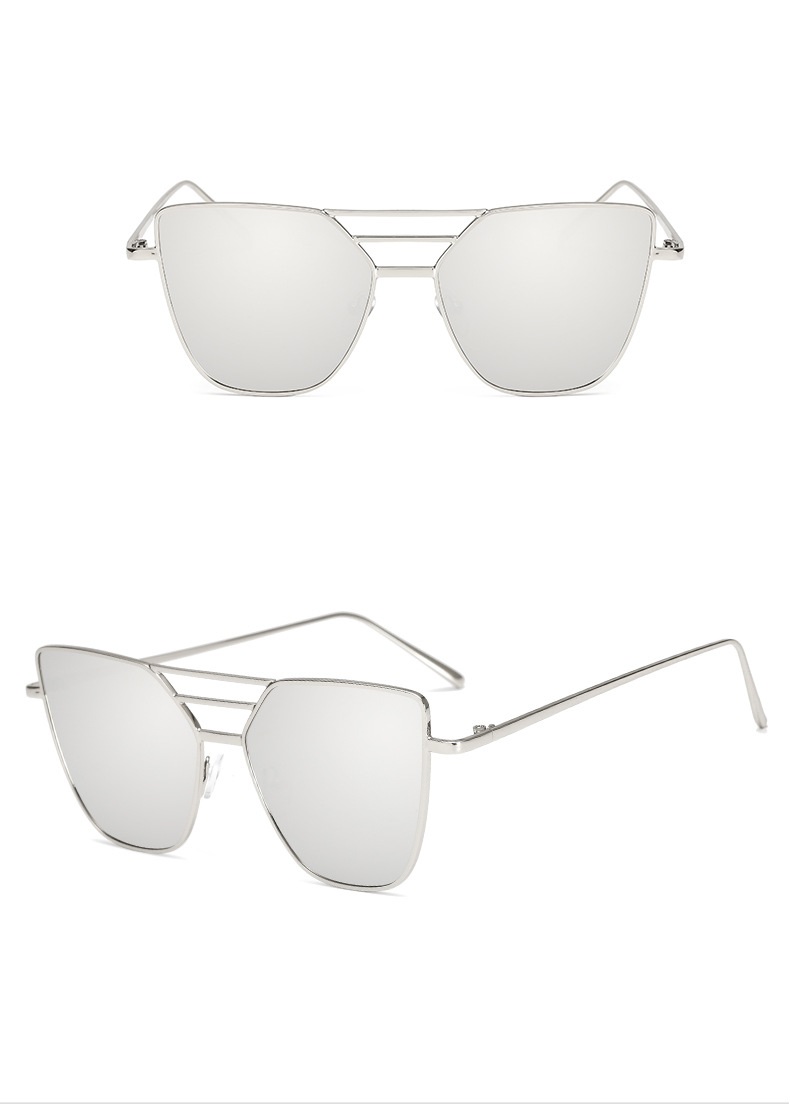 cheap aviator sunglasses silver frame silver lenses