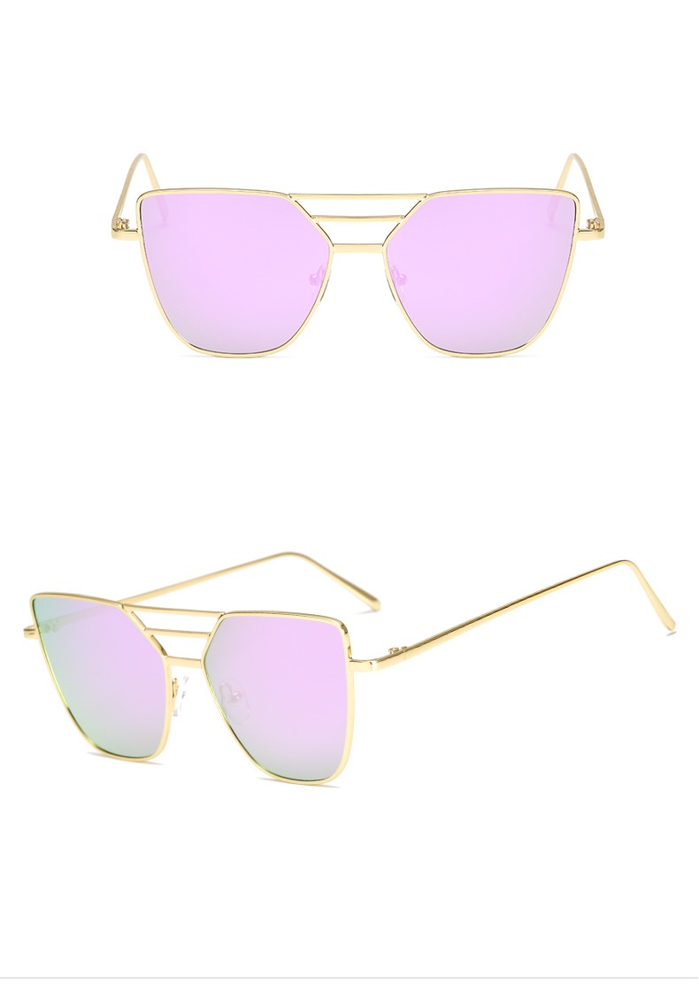 cheap aviator sunglasses golden frame purple lenses cheap