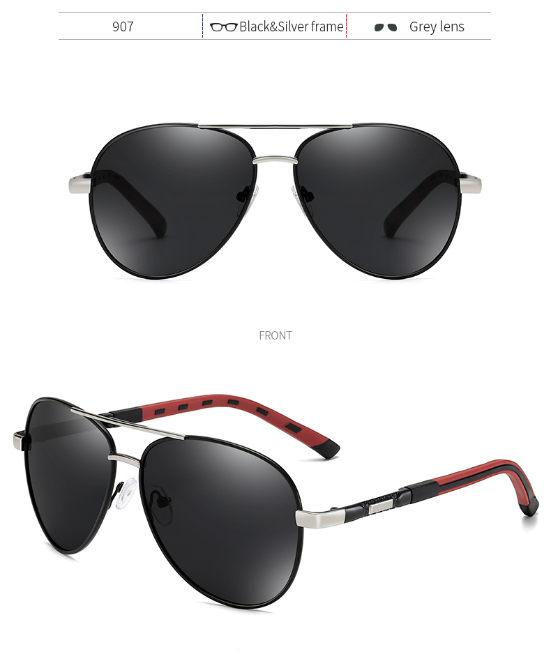 Unisex polarized sunglasses vintage aviator sun glasses low cost