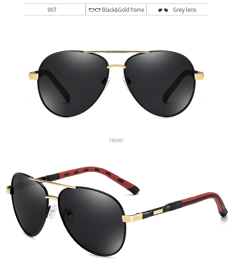 low cost polarized vintage aviator sun glasses