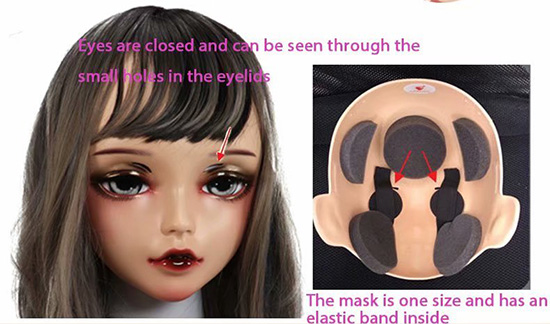 Lucia Realistic Female Face Mask