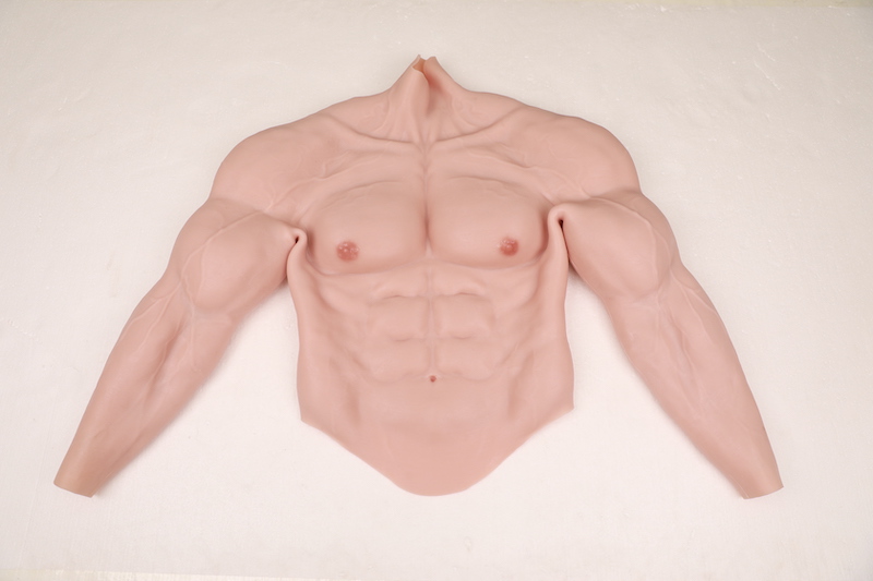 silicone muscle chest pas cher