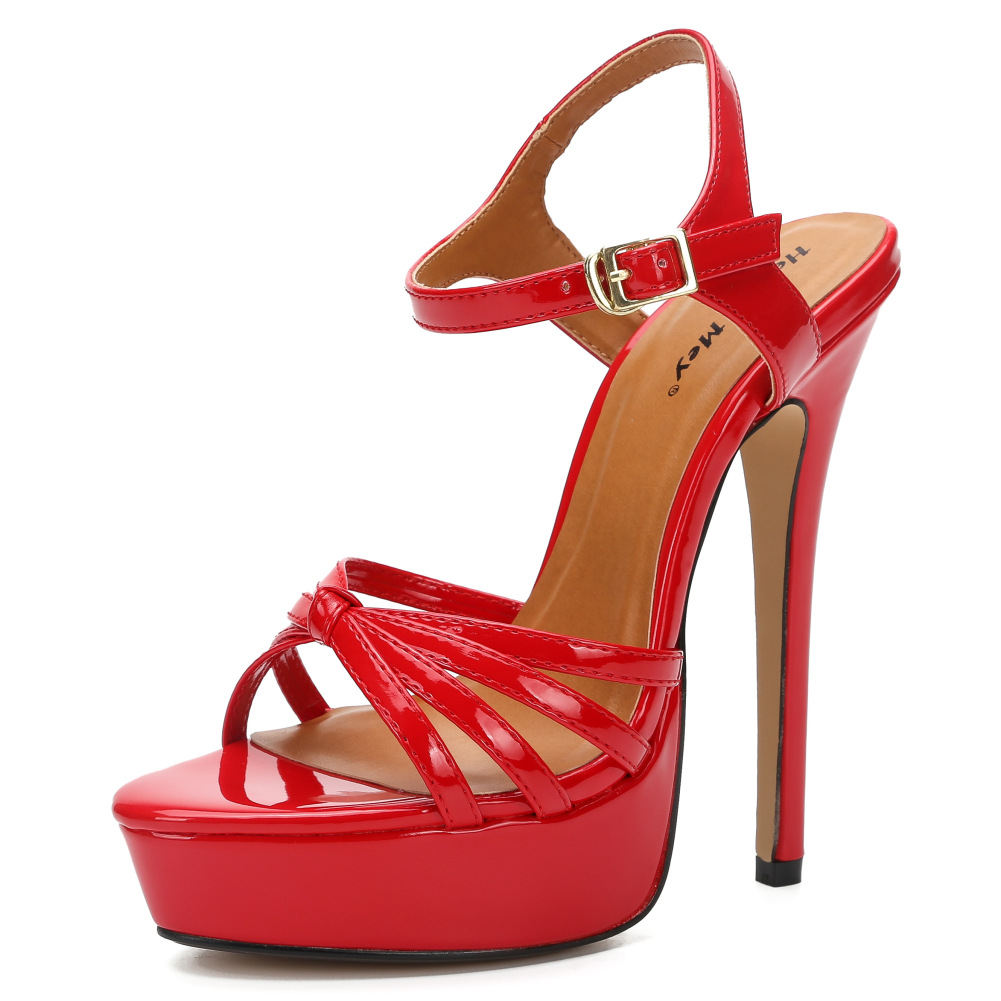 high quality platform heels sandals big size inexpensive