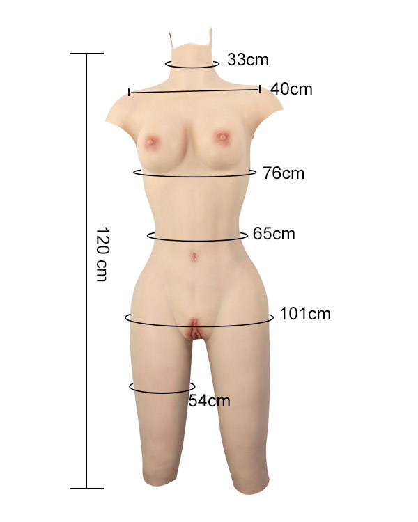 silicone bodysuit size