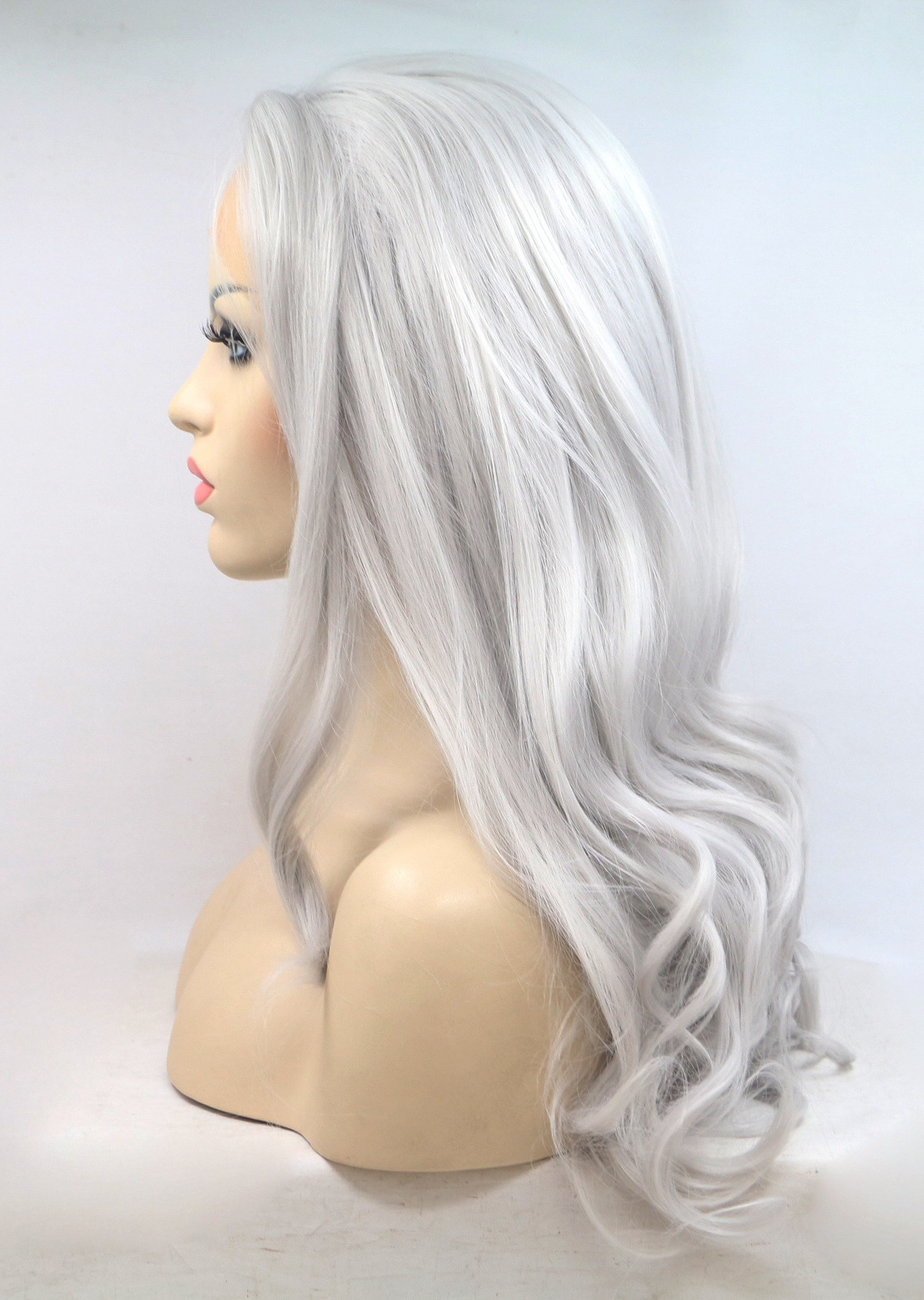 lace front wavy long wigs