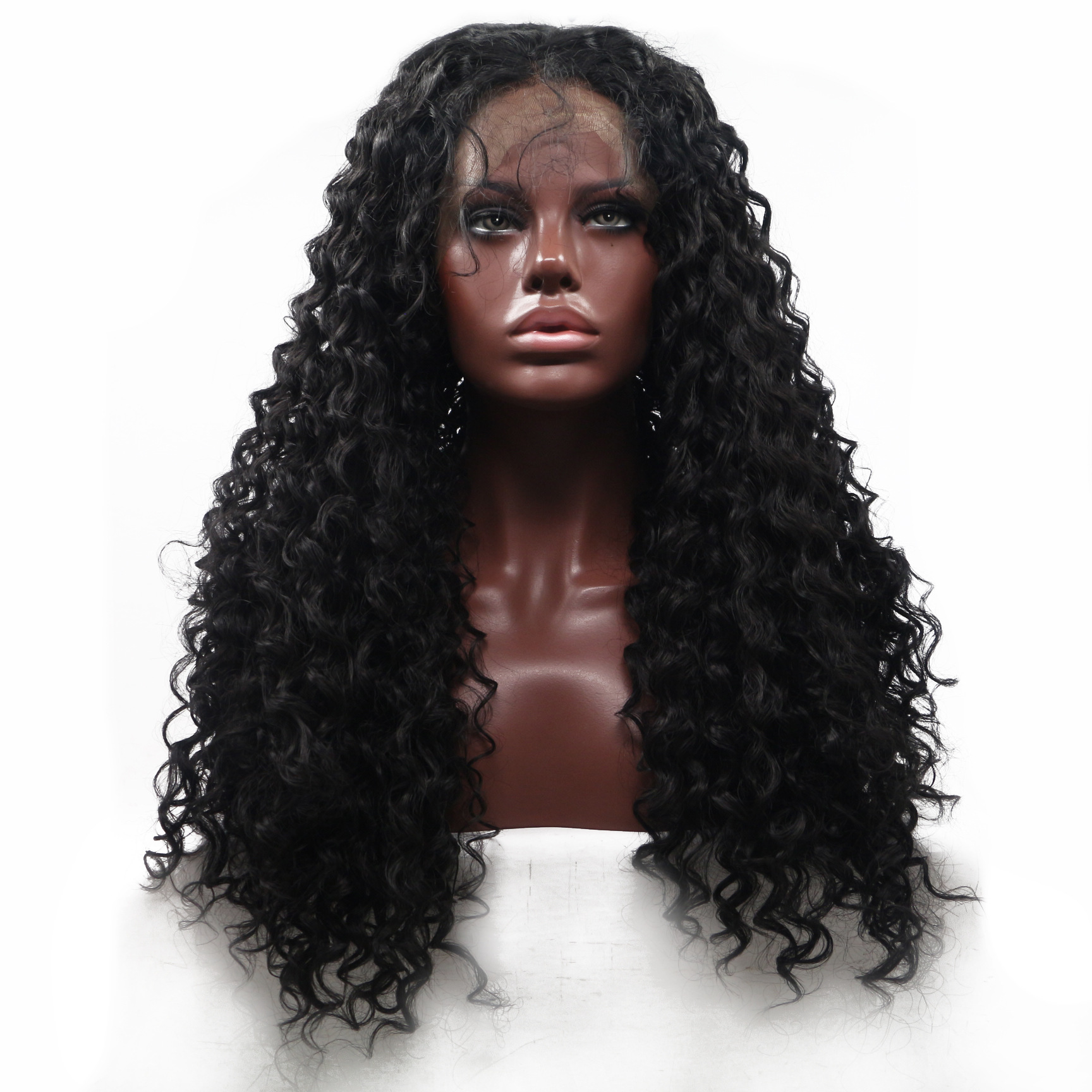 cheap black curly long african american wigs