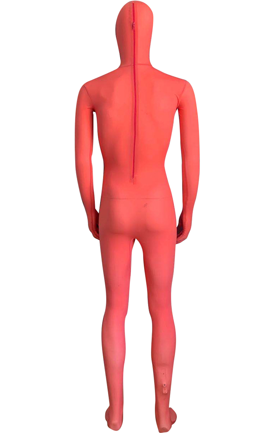 Orange Color Silk Lycra Unisex Full Body Suit - Super X Studio