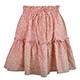 Pink Frill Trim Skirt